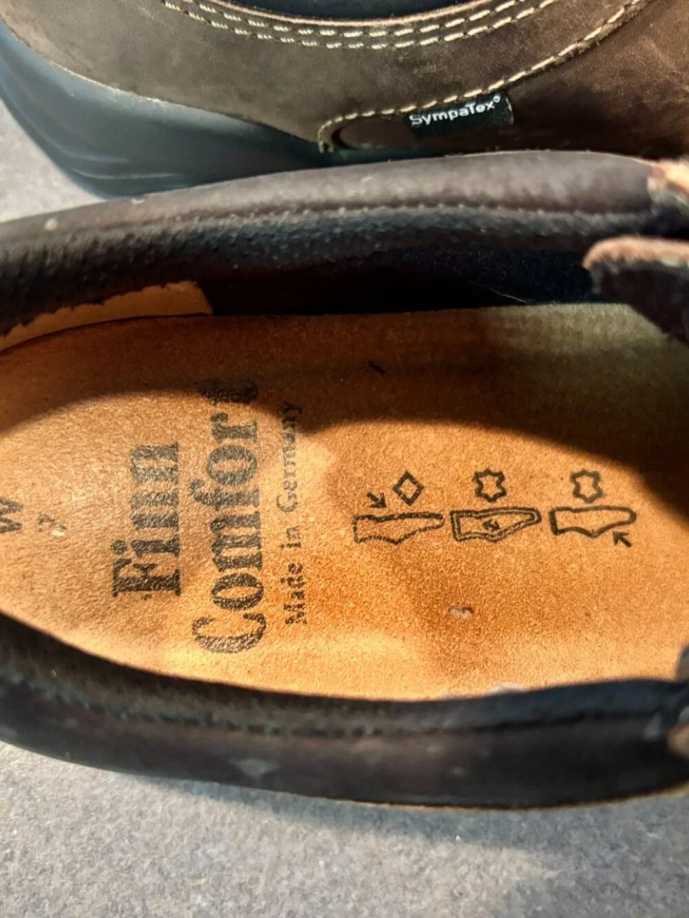 ~~Finn Comfort Murnau Walking/Trekking Shoes Brown Mens Size U.K. 7/US 7.5..VGUC